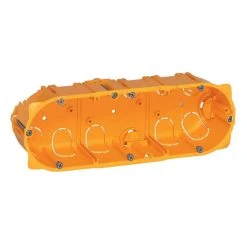 Boîte à Encastrer Batibox Pour Plaque De Plâtre - 3 Postes - Profondeur 40 Mm LEGRAND