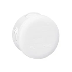 Boîte De Dérivation Ronde - 70x45 Mm - Fermeture Par Enclipsage - Blanc LEGRAND