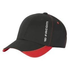 Casquette FACOM EPI - FX/0/1/CAS/REA - Homme - Noir / Rouge - Taille Unique