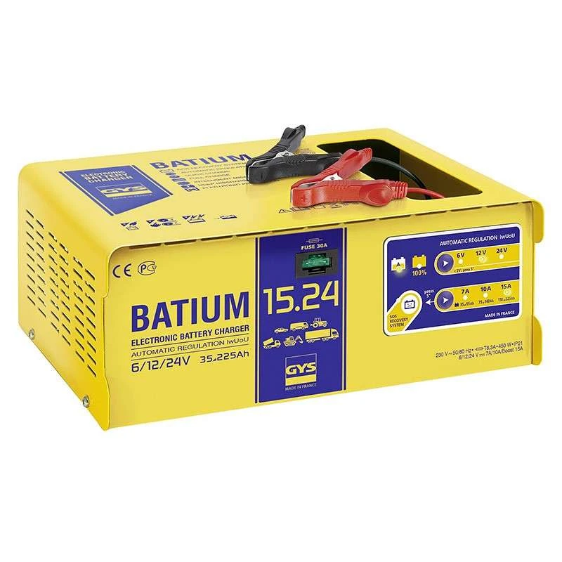 Chargeur Automatique De Batterie Bathium 15/24 GYS 024526 3 Chargeur Automatique De Batterie Bathium 15/24 GYS 024526