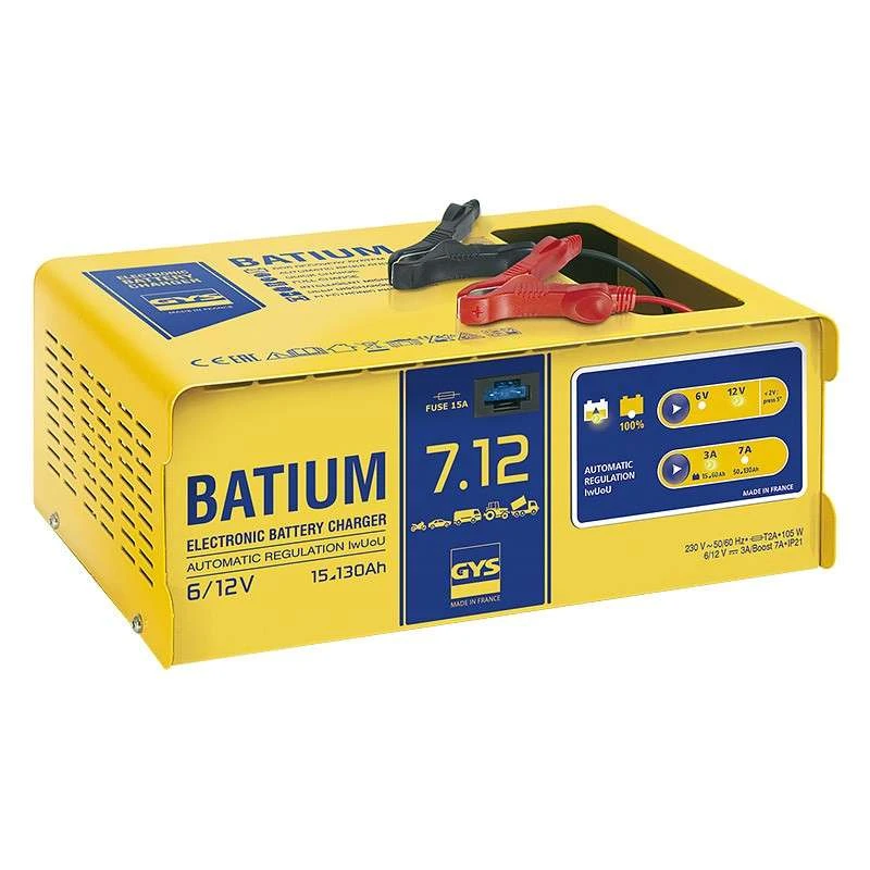 Chargeur De Batterie Automatique Batium 7/12 GYS 024496 3 Chargeur De Batterie Automatique Batium 7/12 GYS 024496