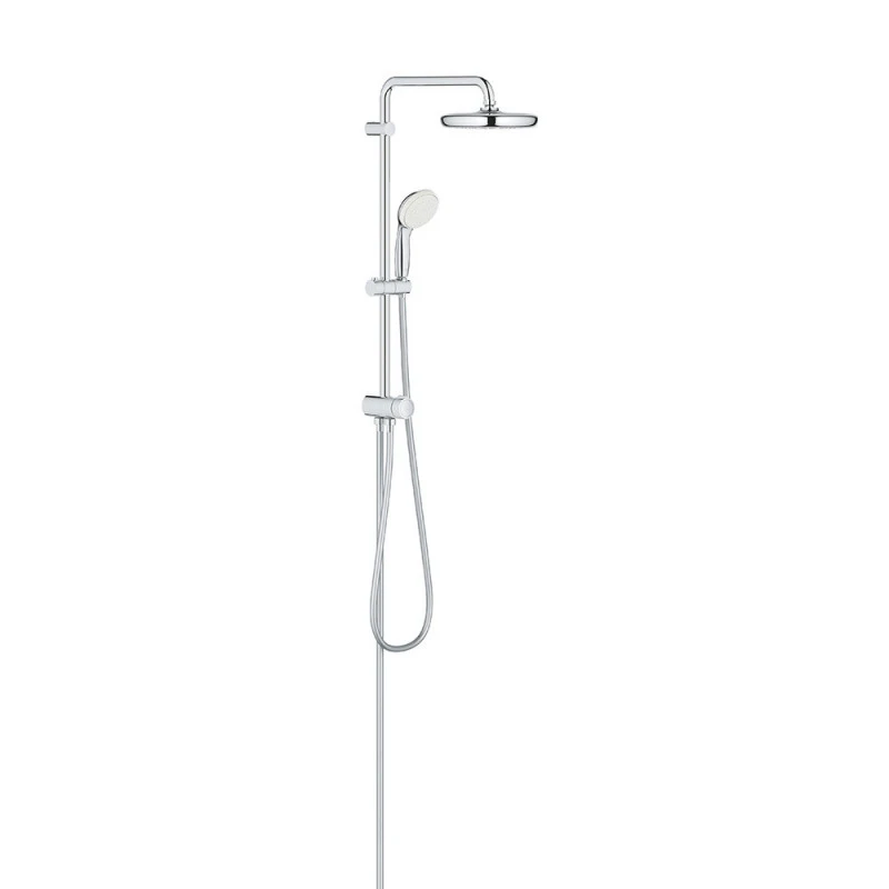 Colonne De Douche Inverseur Manuel TEMPESTA SYSTEM 210 GROHE 26381001 - Ø21 Cm + Flexible 125cm + Douchette 1 Jet - Chromé 2 Colonne De Douche Inverseur Manuel TEMPESTA SYSTEM 210 GROHE 26381001 - Ø21 Cm + Flexible 125cm + Douchette 1 Jet - Chromé