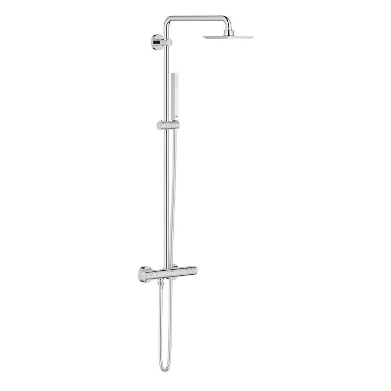 Colonne De Douche Thermostatique EUPHORIA 150 GROHE 27932000 - Tête 15 X 15 Cm + Douchette Stick