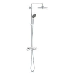 Colonne De Douche Thermostatique VITALIO SYSTEM 260 GROHE 26403002 Tête Ø 26 Cm + Douchette 3 Jets - Chrome
