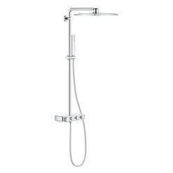Colonne Thermostatique EUPHORIA SMARTCONTROL 310 GROHE 26508000 - 31 X 31 Cm - Douchette + Flexible 175 Cm + Porte-savon