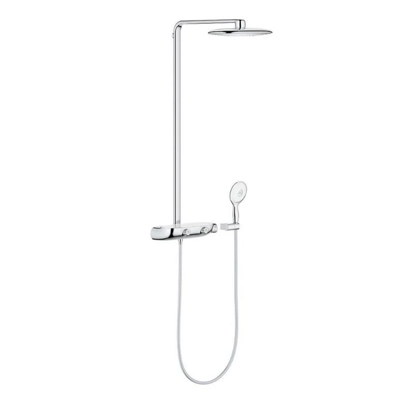 Colonne Thermostatique RAINSHOWER SMARTCONTROL 360 GROHE 26361000 - Tête 36 X 22 Cm + Douchette 2 Jets 3 Colonne Thermostatique RAINSHOWER SMARTCONTROL 360 GROHE 26361000 - Tête 36 X 22 Cm + Douchette 2 Jets