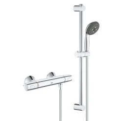 Combiné Thermostatique PRECISION TREND GROHE 34237002 Douchette 3 Jets - Flexible 175 Cm - Chrome