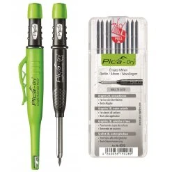 PICA MARKER Crayon Mine Graphite PICA-DRY 30403 Avec étui à Mines De Rechange