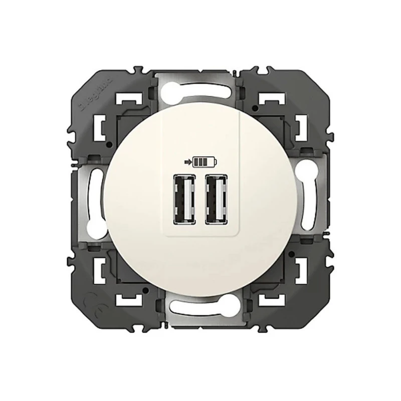Double Prise USB Dooxie - Blanc LEGRAND