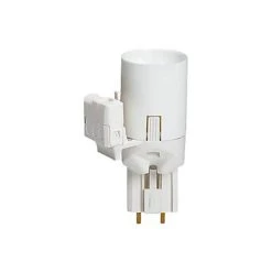 Douille E27 - 4A + Fiche DCL 6A Détachable - Blanc LEGRAND