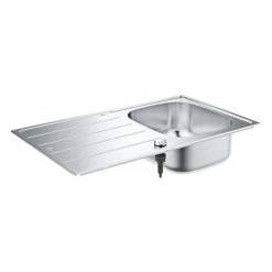 Évier K200 GROHE 31552SD1 1 Bac + 1 égouttoir - Inox