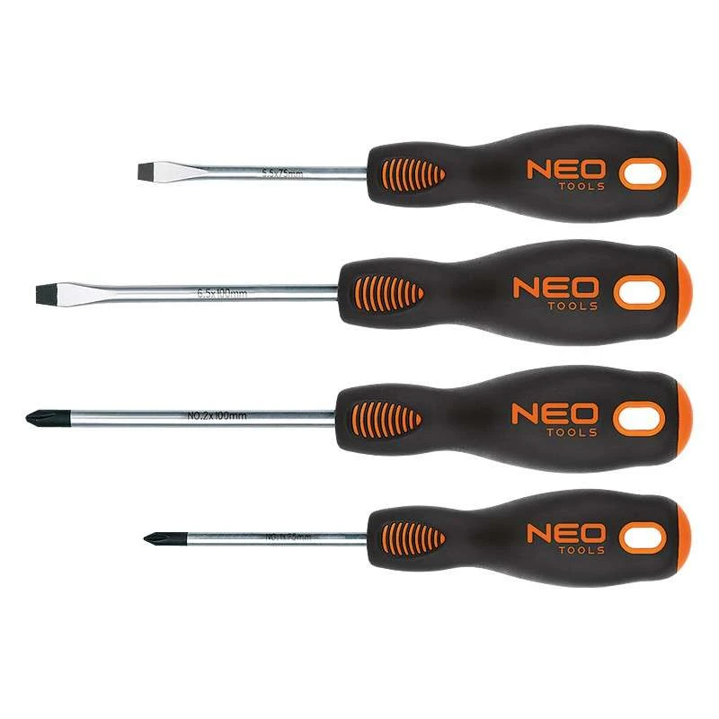 Jeu De 4 Tournevis NEO TOOLS 04-204