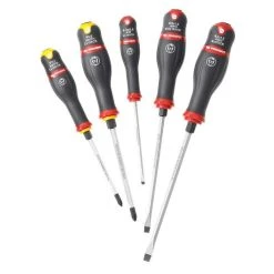 Jeu De 5 Tournevis à Zone De Frappe Protwist Shock FACOM ATWCK.J5PB