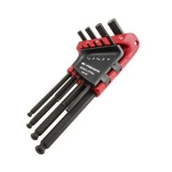 Jeu De 9 Clés Mâles Coudées Longues - Tête Sphérique - 6 Pans FACOM 83SH.JP9APF 1,5 à 10 Mm