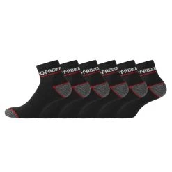 FACOM EPI Lot De 6 Paires De Chaussettes Quarter De Travail FACOM FX/1/CHLCX6/RED Homme