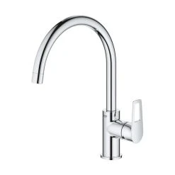 Mitigeur D'évier Bauloop 2020 GROHE 31368001 - Monocommande - Col De Cygne - Chrome