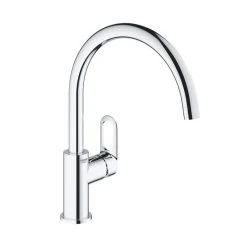 Mitigeur D'évier START FLOW GROHE 31555001 - Monocommande - Col De Cygne - Chrome