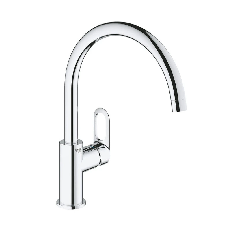 Mitigeur D'évier START FLOW GROHE 31555001 - Monocommande - Col De Cygne - Chrome