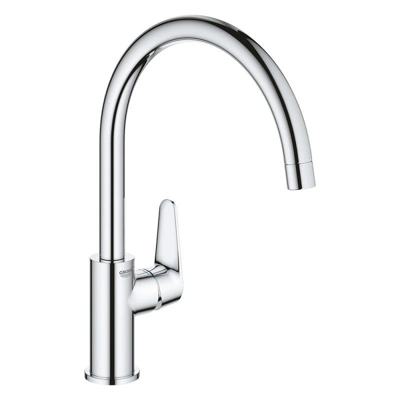 Mitigeur évier Monocommande START CURVE GROHE 31554001 Bec Col De Cygne - Chrome 3 Mitigeur évier Monocommande START CURVE GROHE 31554001 Bec Col De Cygne - Chrome