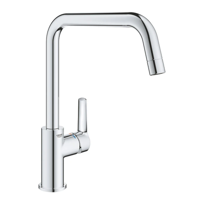 Mitigeur évier START GROHE 30470000 QuickFix Plus - Bec Haut- Rotation 150° - Chrome