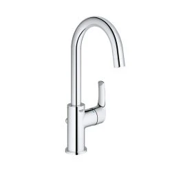Mitigeur Lavabo EUROSMART GROHE 23537002 - Taille L - Col De Cygne - Chrome
