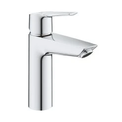 Mitigeur Lavabo START GROHE 24204002 QuickFix - Débit Ajustable - Bec Droit - Taille M - Chrome