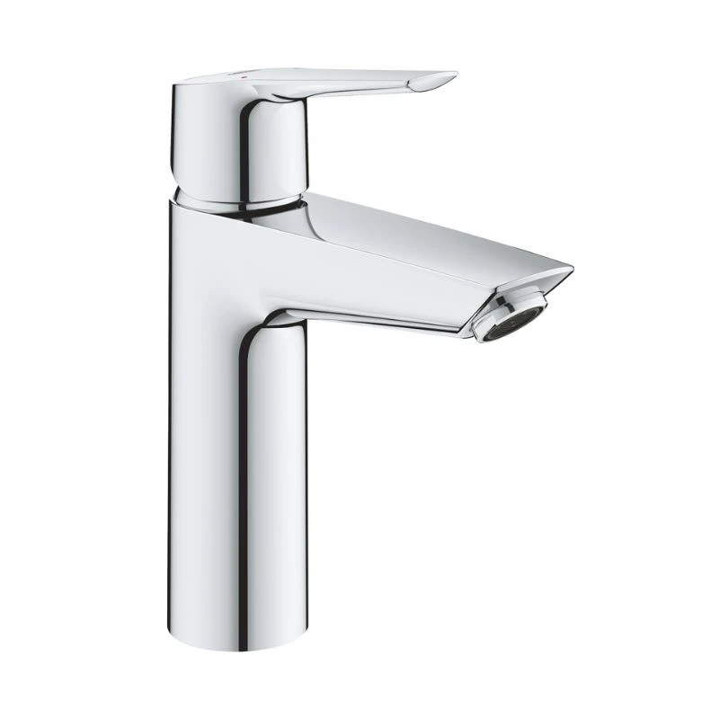 Mitigeur Lavabo START GROHE 24204002 QuickFix - Débit Ajustable - Bec Droit - Taille M - Chrome