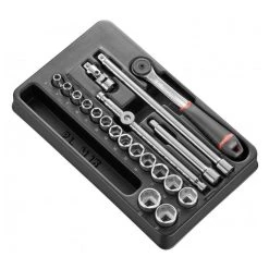 Module Cliquet + Douilles 3/8'' - 20 Pièces FACOM MOD.J161-36PB