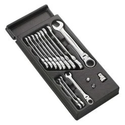 Module De 12 Clés Mixtes à Cliquet Articulées FACOM MOD.467BFJ12PB