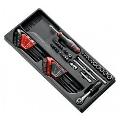 Module XL Clés à Cliquet + Douilles 1/4''+ 2 JP FACOM MOD.R161-46PB