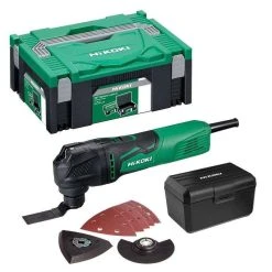 HITACHI - HIKOKI Outil Multifonction 350W HIKOKI CV350VW1Z En Coffret HIT-system Case - 8 Accessoires Standards