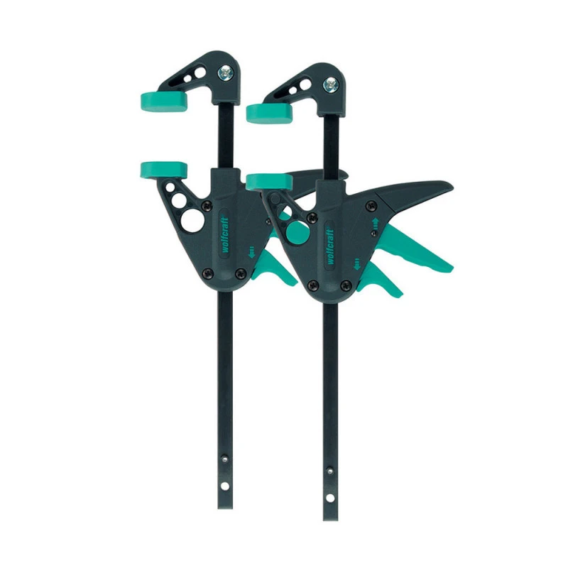 Pack De 2 Mini Serre-joints à Une Main WOLFCRAFT 3455100 EHZ 40-110