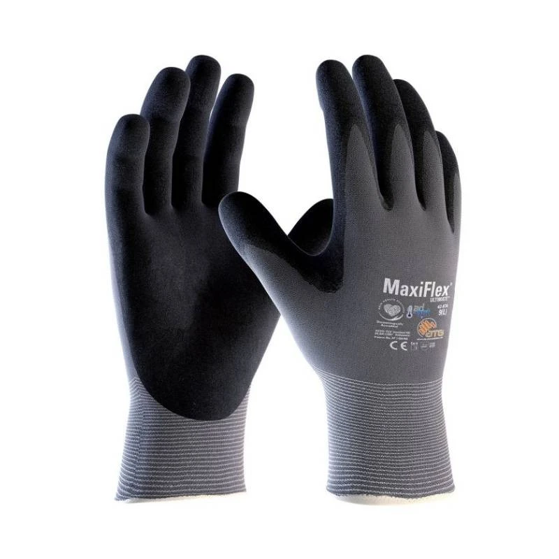 ATG Pack De 5 Gants De Travail Milieu Sec - MaxiFlex Ultimate 42-874 AD-APT