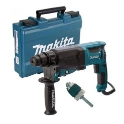 MAKITA MACHINES Perforateur-burineur SDS-Plus 26mm MAKITA HR2630X7 800W + Mandrin Automatique + Coffret