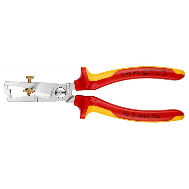 Pince à Dénuder Et Coupe-câbles KNIPEX 13 66 180 StriX 180mm