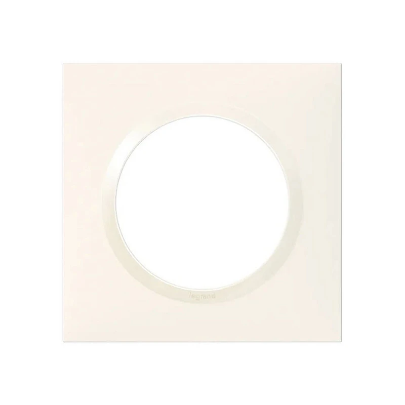 Plaque Dooxie 1 Poste Carrée Finition Blanc LEGRAND