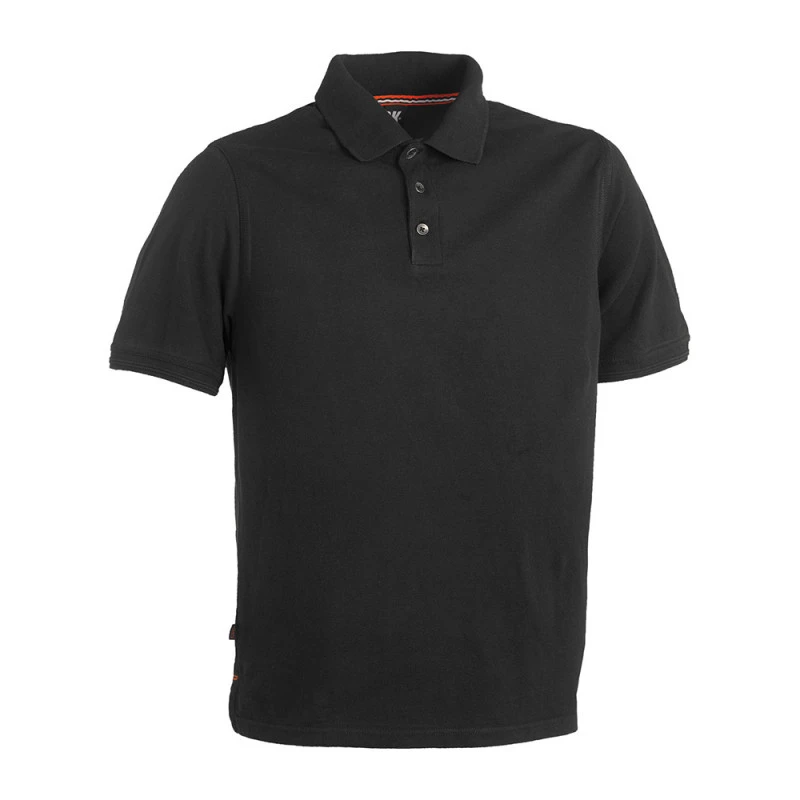 Polo De Travail HEROCK Levi Manches Courtes Noir