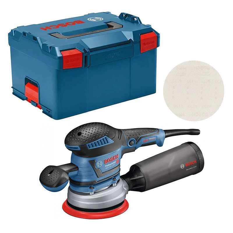 BOSCH MACHINES Ponceuse Excentrique BOSCH GEX 40-150 Professional 400W Avec L-Boxx