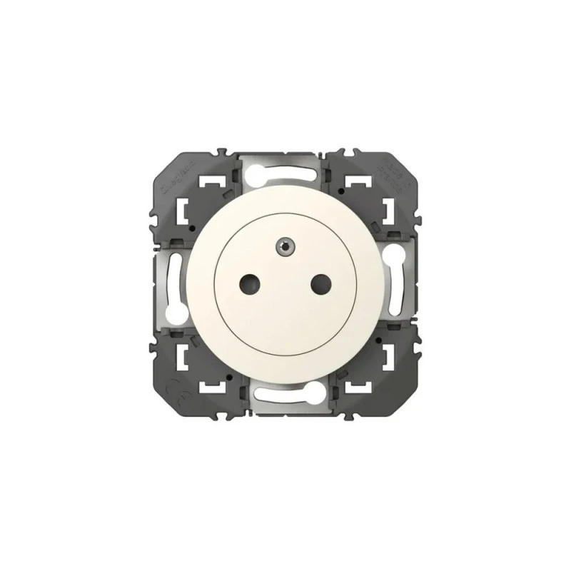 Prise 2P+T Carrée Dooxie Blanc Carrée LEGRAND