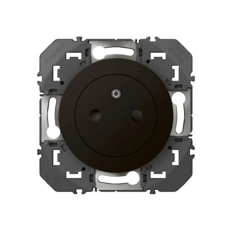 Prise Affleurante 2P+T - Noir LEGRAND