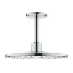 Set De Douche GROHE 26477000 - Tête RAINSHOWER SMARTACTIVE 310  + Bras 14,2 Cm + Douchette 2 Jets