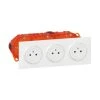 Triple Prise Affleurante 2P+T Dooxie - Blanc LEGRAND
