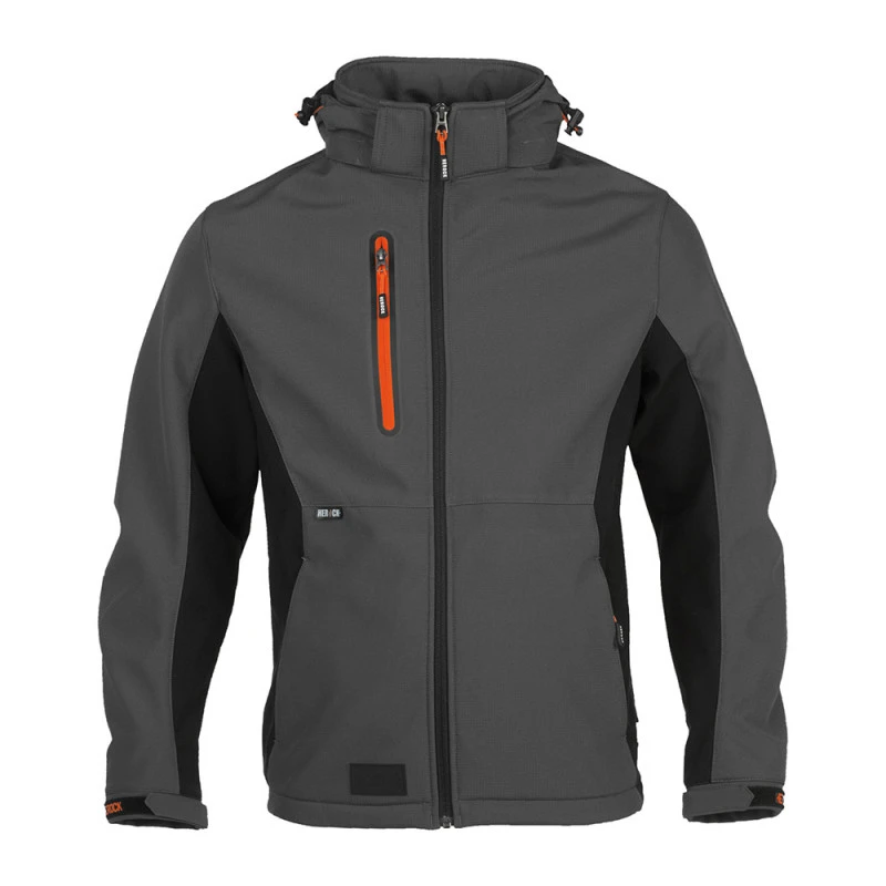 Veste Softshell HEROCK Trystan Anthracite/noir