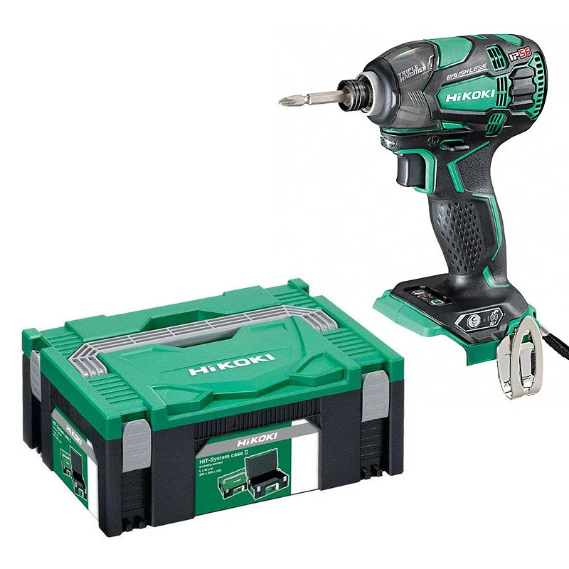 HITACHI - HIKOKI Visseuse à Frappe Sans Fil HIKOKI WH18DBDL2W2Z - 18 V - 207 Nm 3 HITACHI - HIKOKI Visseuse à Frappe Sans Fil HIKOKI WH18DBDL2W2Z - 18 V - 207 Nm